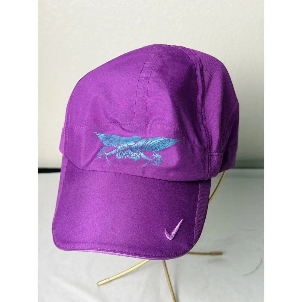 Nike Featherlight Strapback Hat Cap Women’s Marathon 2014 DC Purple Eagle